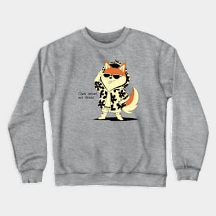 Urban Chic Shiba: Style Unleashed VII Crewneck Sweatshirt